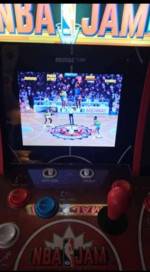 NBA JAM mini cabinet
