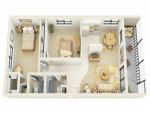 What a great place to live! 2 bd, 2 ba, 1200 sq ft. Come home today!