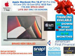 APPLE MACBOOK PRO 16" M1 PRO 10Core/ 1TB-SSD 🗣️PAY OVER TIME⏳