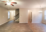 3 bedroom house with a back yard