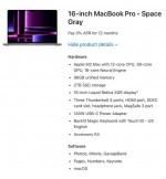 16" APPLE MACBOOK PRO M2 MAX 2TB SSD 96GB RAM