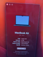 13-inch MacBook Air with M2 chip- Midnight