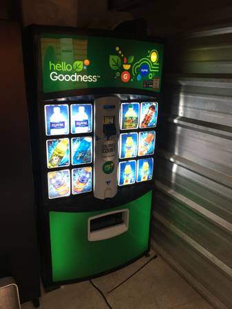 4 Sale Hello Goodness select water Gatorade Juice vending machine