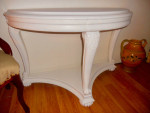 Half Moon Side Table Entry Table