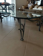 Huffman Koos coffee cocktail Glass-top table