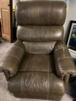 Leather sofa and recliner for sale