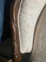 Antique carved Victorian style sofa