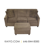 Raymour & Flanigan Track Arm Sofa and Ottoman (Was 1500)