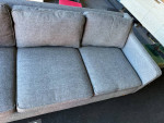 West Elm Hamilton sofa 81' salt pepper