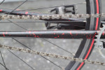 Steel Singlespeed with Red and Black Splatter Finish - SM