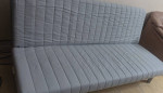 QUEEN SIZE FUTON SOFA BED FRAME WITH FIRM MATTRESS