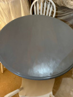 Small Round Farmhouse Kitchen Table Set with 4 Chair