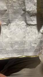 Repair receipt for a 2016 Ford Fusion SE detailing transmission replacement and engine work.
