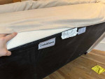 Crate & Barrel Slipcovered Ever Apartment Sofa/Couch in Redford Oyster