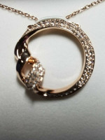 Swarovski Graceful CRY/ROS Necklace - Rose Gold - 5294867-1 BRAND NEW