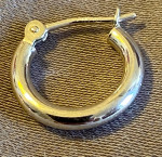 Gold Hoop Earrings - 14K - Brand New - Best Offer!