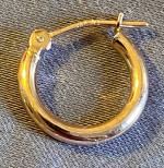 Gold Hoop Earrings - 14K - Brand New - Best Offer!