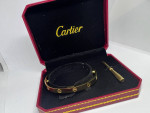 Cartier love bracelet (rose gold, silver, yellow gold)