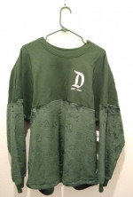 DISNEYLAND Resort Green Holiday Spirit Jersey MICKEY MOUSE Large