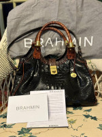Brahmin leather handbag