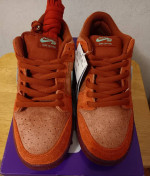 (DS Nike SB Dunk Low Mystic Red Rosewood SZ 9.5M)