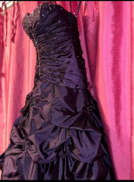 PROM Gorgeous Gown Deep Purple Princess Style Seqins Galore