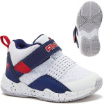 AND1 Baby/Toddler Boy's size 2, 4 -or- 5 SNEAKERS White MID-TOP ~ New