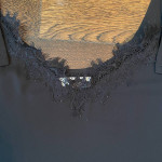 Mc Planet Scoop Neck Tank Top-Off white w/ ornate black print-Sz. 4