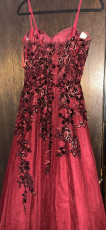 Burgundy Prom Dress