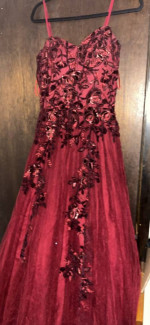 Burgundy Prom Dress