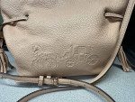 Coach Andy Crossbody 2 Way Bag Purse CA213 Blush Pebbled Leather Horse