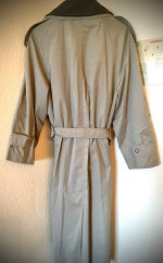 TRENCH COAT - ERMENEGILDO ZEGNA at NEIMAN MARCUS, WOOL, BLEND COLLAR