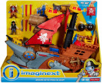 Fisher Price Imaginext Shark Bite Pirate Ship Toy Playset NEW