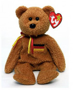 1999 TY Beanie Baby Germania Bear Germany Exclusive New