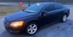 2013 Volkswagen Passat SE in black, diesel, clean title, low mileage, exterior view