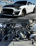 2020 Ford Mustang GT Premium in Oxford White with supercharged engine and performance upgrades