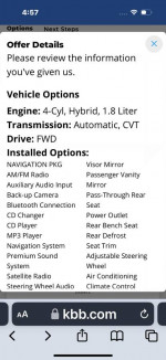 2011 Toyota Prius One FWD 52,000 mi