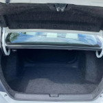 Empty trunk interior of a 2017 Honda Civic Sport, showcasing its spacious cargo area.