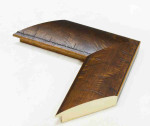 Brown frame for Diploma, Picture, Poster or Photo, 3.3 inches wide, 1.42 inches high.