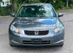 Front view of a well-maintained 2008 Honda Accord EX in grey with 49K miles, clean title, and ready to drive.