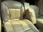 Interior view of 2012 Chevrolet Impala LS seats showing wear and tear.