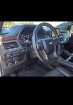 Interior view of a 2021 Chevrolet Tahoe High Country showcasing premium features and spacious design.