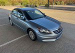 2012 Honda Accord LX in blue color, low mileage 52,700, featuring automatic transmission and clean title.