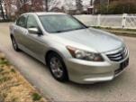 2012 Honda Accord EX V-6 sedan with 203,000 miles, clean title, and good condition.