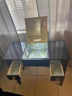 Makeup vanity and work desk