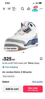 Air Jordan Retro 3 Wizard