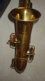 ALTO SAXOPHONE RARE VINTAGE THE BUESCHER LOW PITCH TRUE TONE