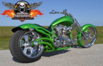 2005 BOURGET FAT DADDY SPRINGER SOFTAIL CHOPPER 26 FRONT 330 REAR