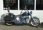 2007 Harley Davidson FLH Heritage (Light Blue w/ Black) Bike Runs Good