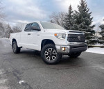 2019 Toyota Tundra in white, 4x4, well-maintained, no rust, ready for next owner.